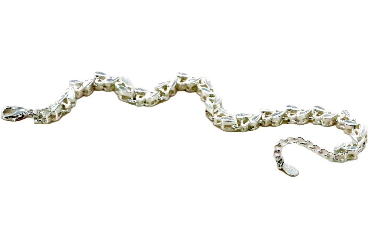 Elegant Sterling Silver Geometric Bracelet