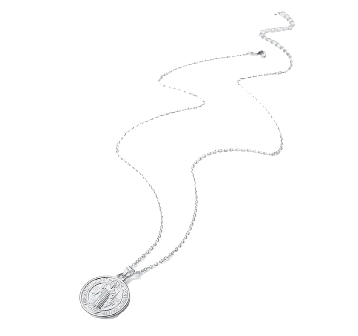 Sacred Journey Sterling Silver Saint Christopher Pendant Necklace