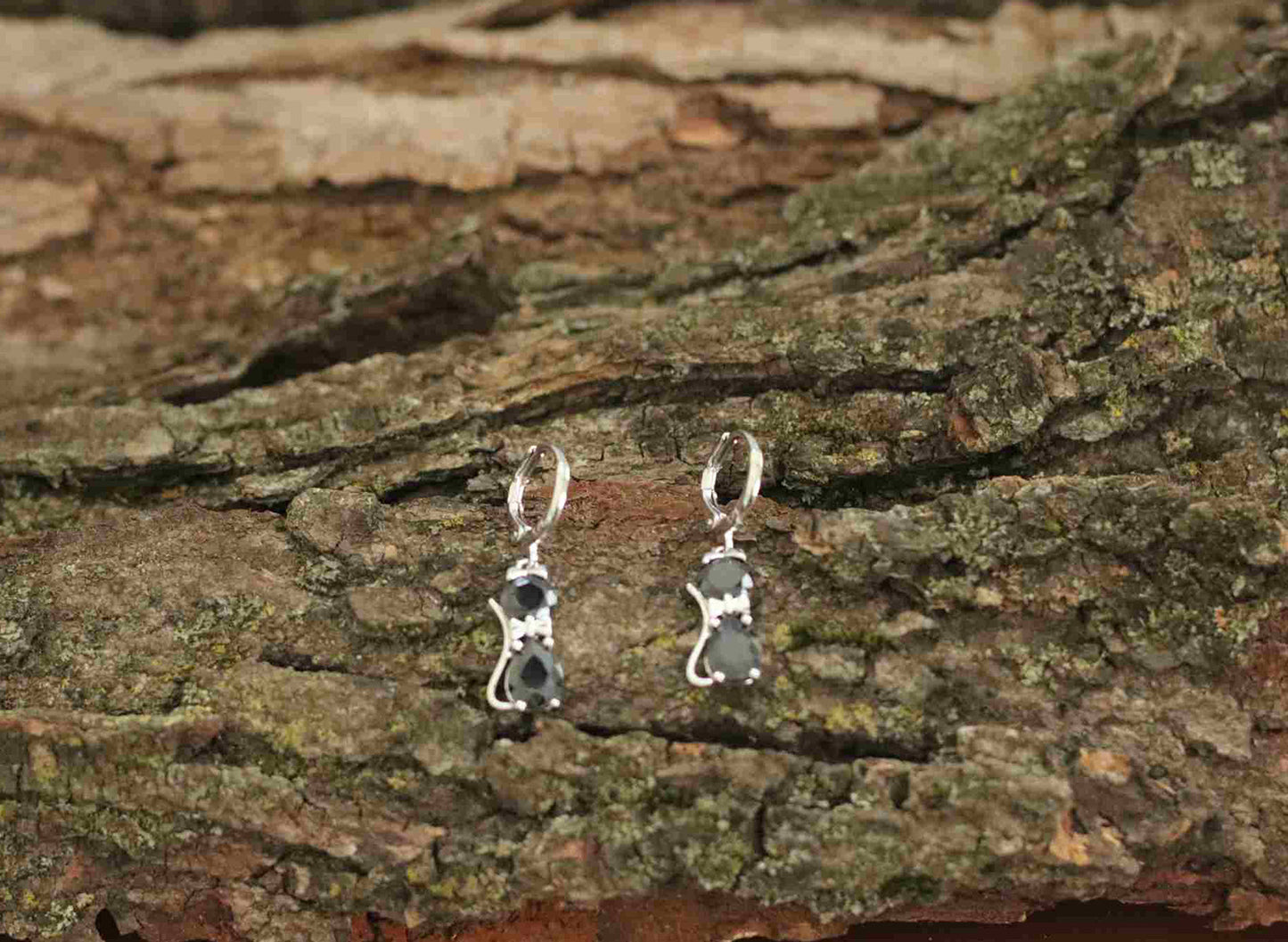 Sterling Silver Kitty Spark Cat Duo Set