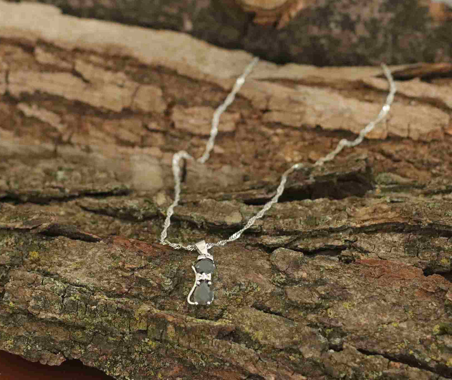 Sterling Silver Kitty Spark Cat Duo Set