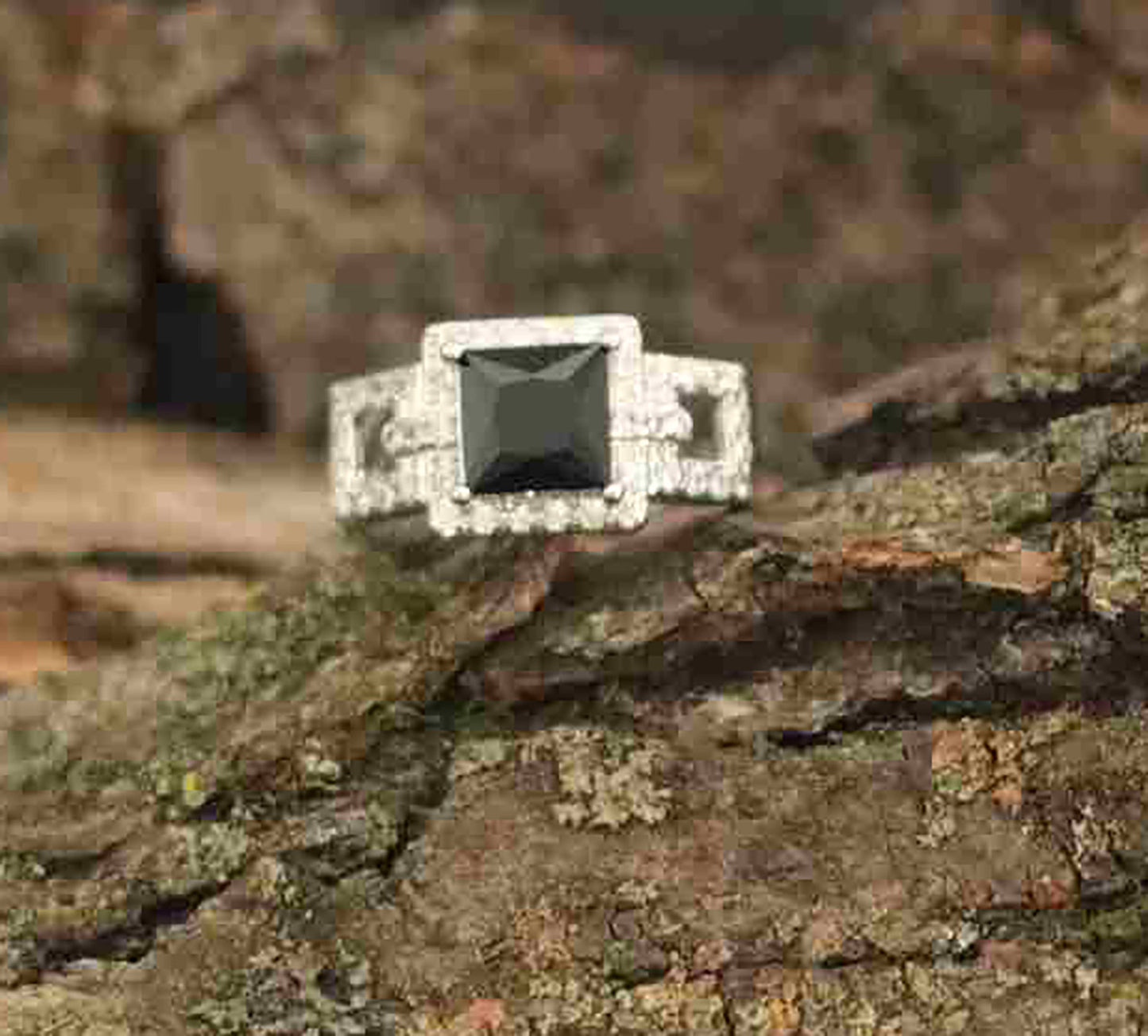 Monochrome Brilliance Sterling Silver Cubic Zirconia Jewelry Set