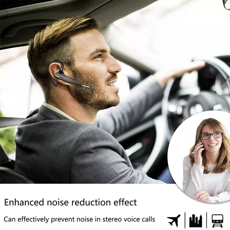 Innovative Wireless Earpiece with Noise Cancelling Microphone