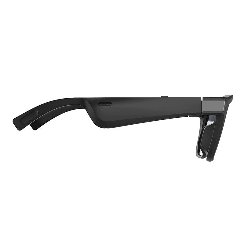 High-Tech Smart Sunglasses With Wireless Audio Enhancements - Black