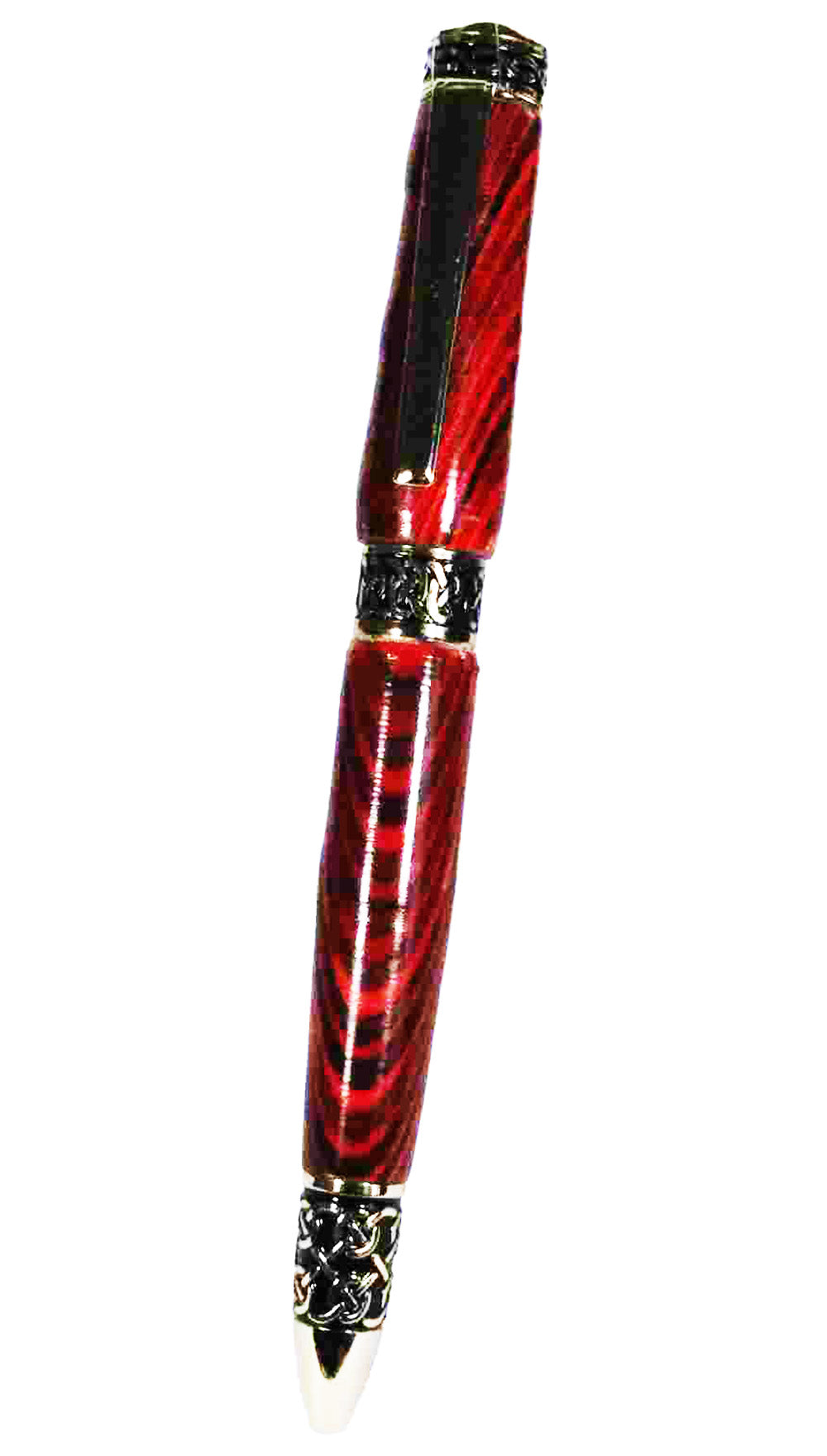 Handcrafted Bloodwood With Rose Gold Plated Trimming Comfort Twist Pen