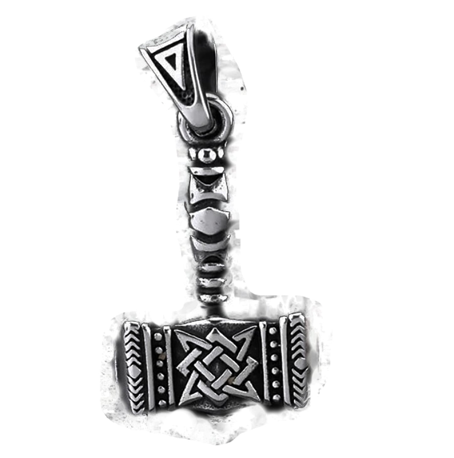 Stainless Steel Nordic Hammer Necklace