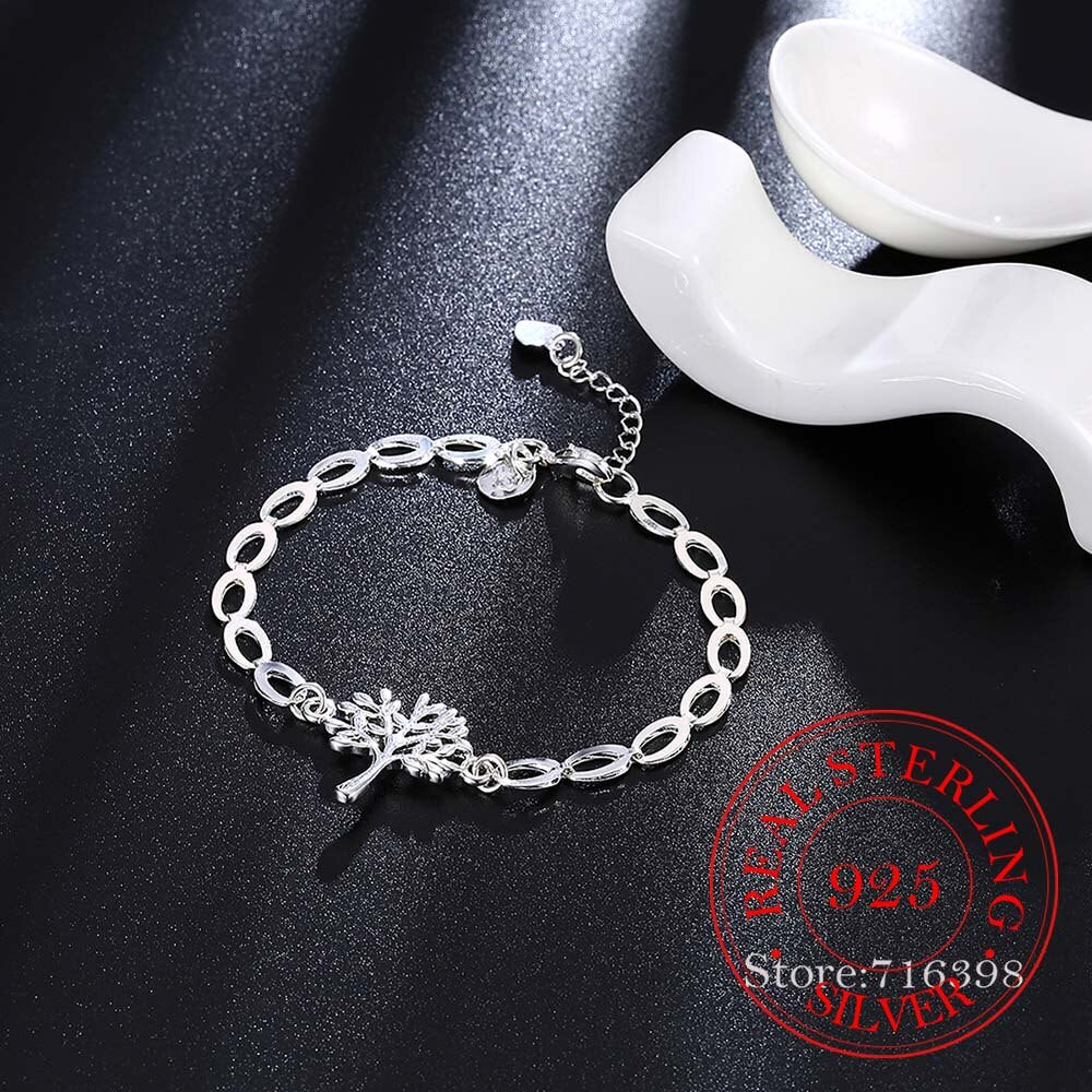 Sterling Silver The Tree of Life Bracelet