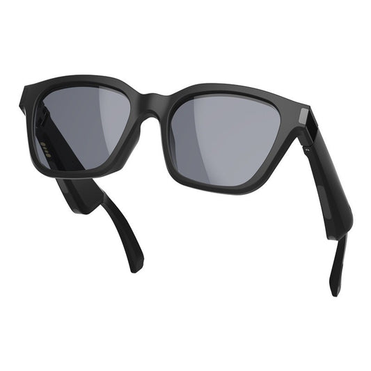 High-Tech Smart Sunglasses With Wireless Audio Enhancements - Black