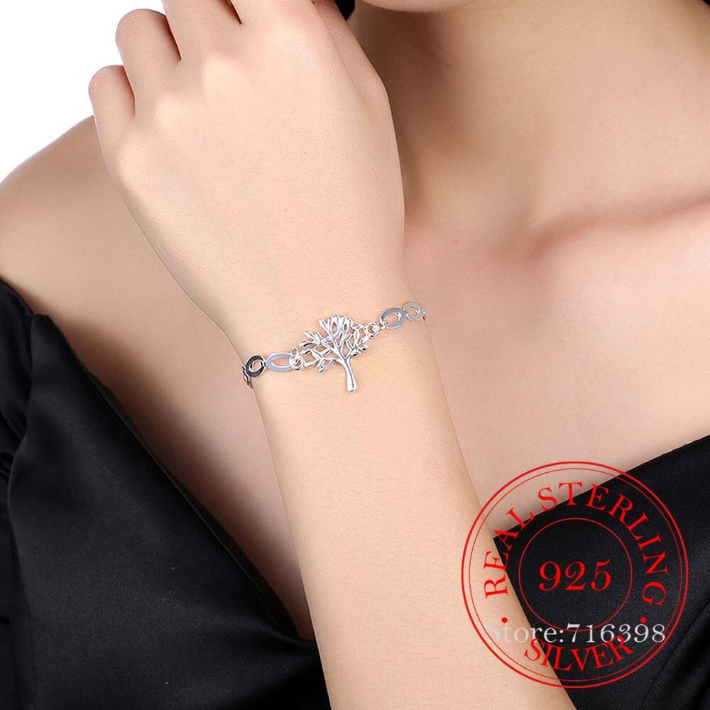 Sterling Silver The Tree of Life Bracelet